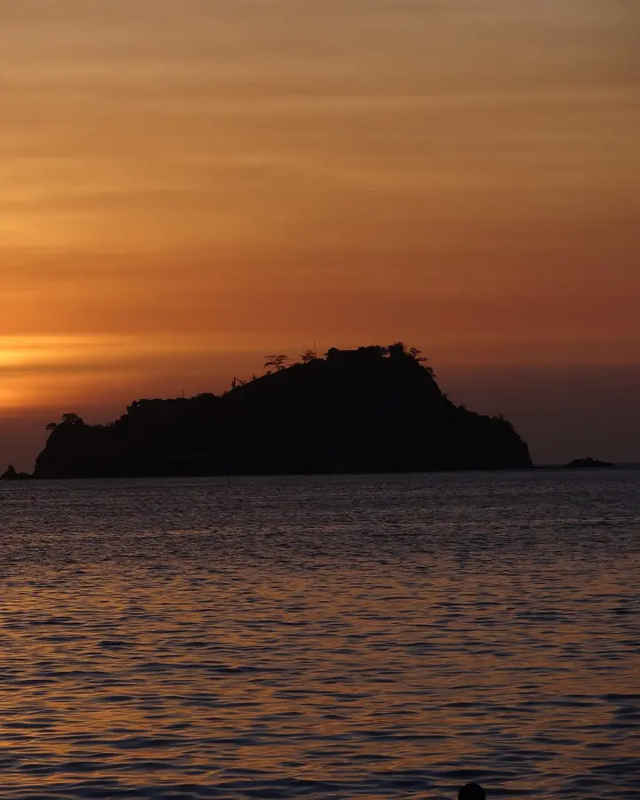 Atardecer en la bahía de Santa Marta